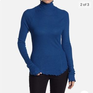 Free People Skyline Thermal Turtleneck Top